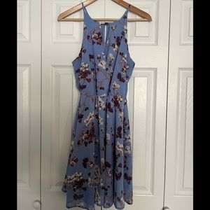Blue floral dress from Francesca, size small